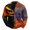 Brown, variant on GrmtClth Mens Regular Fit Halloween Golf Pullover Shirts Long Sleeve Spliced Patchwork Horror Pumpkin Skull Print Stretch Comfortable Daily Holiday Gathering Tops Black XL