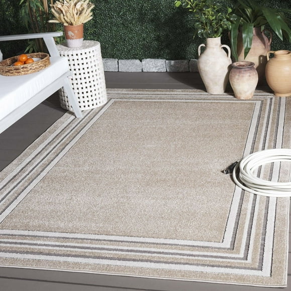 SAFAVIEH Cabana Rado Bordered Indoor/Outdoor Area Rug