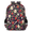 Bronze, variant on Jiaoprinted Colorful Boho Style Floral Multi-Functional Backpack, 16" Waterproof Travel Casual Daypack with Reflective Strip, Mexican Flower Work Laptop Backpack for Men Women