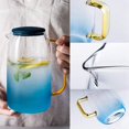thumbnail image 2 of Glass Pitcher with Lid,Lemonade Pitcher,Tea Pitcher,Borosilicate Glass Carafe,for Hot and Cold Water, Drinks, Wine, Tea, 2 of 6