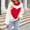 Red, variant on Babysbule Plus Size Womens Sweaters Women's Fashion Comfortable Printing Long Sleeve Round Neck Sweater Top Women's Fashion