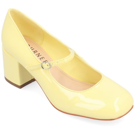 

Journee Collection Womens Okenna Tru Comfort Foam Low Heel Square Toe Pumps