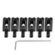 thumbnail image 2 of Sillines de guitarra, 6 piezas de trémolo de metal Sillines de metal para guitarra Fiabilidad excepcional, 2 of 9