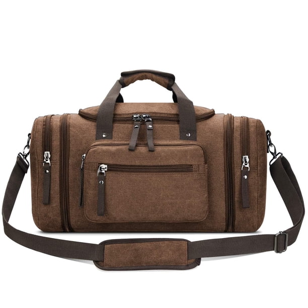 Bolsa de viaje TOUPONS Weekender Overnight para hombre, XL