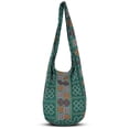 thumbnail image 3 of Tu acogedor bolso bandolera Boho bolso de algodón hecho a mano para unisex, 3 of 4