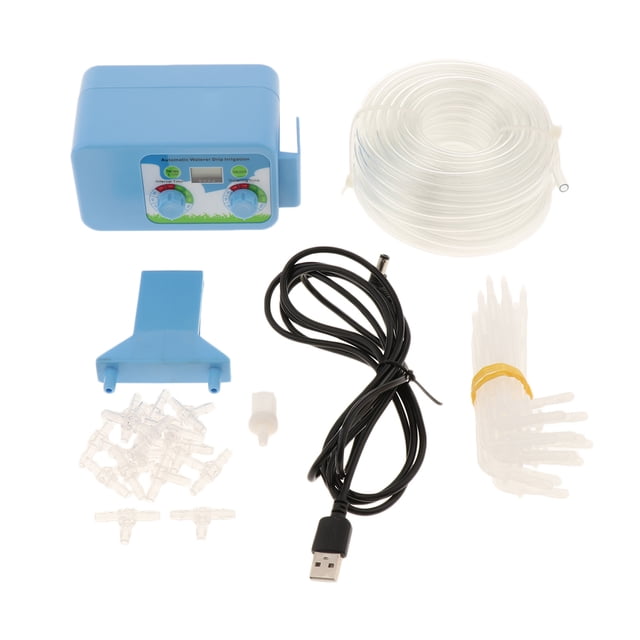 Sistema de riego por goteo automático kusrkot con Temporizador de agua para jardín