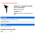 thumbnail image 2 of Ignition Coil - Compatible with 2008 - 2014 Ford Expedition 2009 2010 2011 2012 2013, 2 of 2
