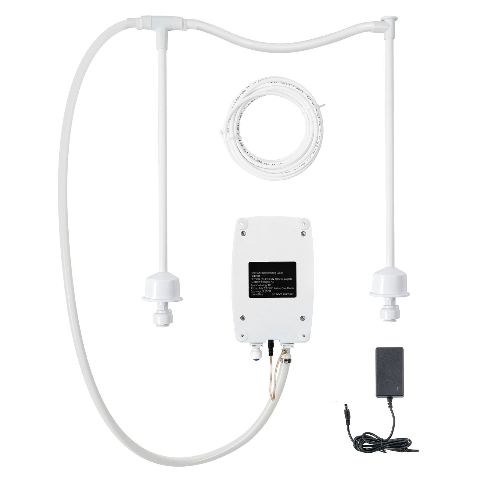 Dranite 2-Bottle Water Dispenser Pump, for 5 Gallon Jugs Dual Dispensing System