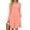 Coral, variant on Fantaslook Pleated Long Sleeve Dresses for Women Fashion Fall Dresses Casual Dress with Pockets