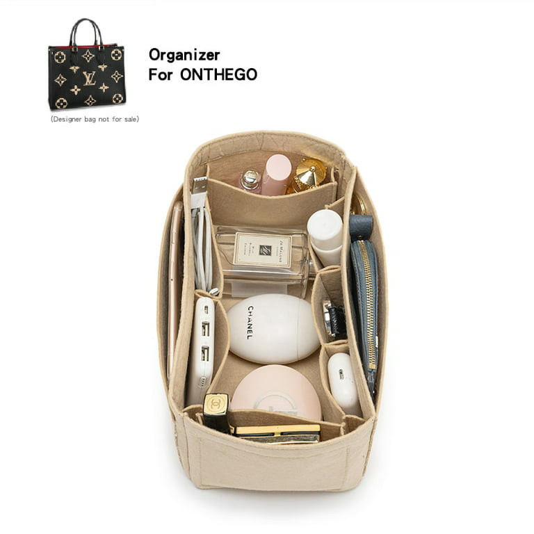 Multi-Pocket Travel Insert Felt Organizer Bag Purse Handbag Portable Dorm  Room Cosmetic Storage Bags For Neverfull GM MM PM