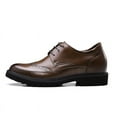thumbnail image 3 of CMR CHAMARIPA Formal Height Increasing Shoes For Men Brown Brogue Shoes To Get Taller 7 CM / 2.76 Inches, 3 of 6