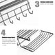 thumbnail image 4 of Organizador de estantes para baño, estante de almacenamiento plegable, estante de almacenamiento telescópico actualizado para fregadero de cocina, bolsas para horno para cocinar, coladores de, 4 of 5