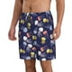 thumbnail image 2 of Balery Colorful Jellyfish Traje de Baño Estilo Hawaiano para Hombre, Shorts de Secado Rápido con Bolsillos-XX-Large, 2 of 6