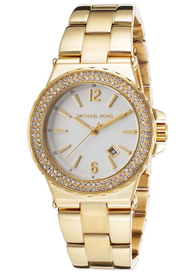 Michael Kors Silver Dial Gold Tone Stainless Women's Watch MK5920 ...