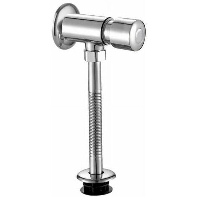 Válvula de descarga para urinario Válvula de descarga para urinario Cromada Tipo botón montado en la pared Expuesto Armario Retardo manual Apagado automático para baño Inodoro