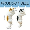 thumbnail image 3 of Clearance Under $10 Hangs, Hanging Simulation Cat Pet Home Decoration Handicrafts Creative TV Cat Hanging Cat, 3 of 9