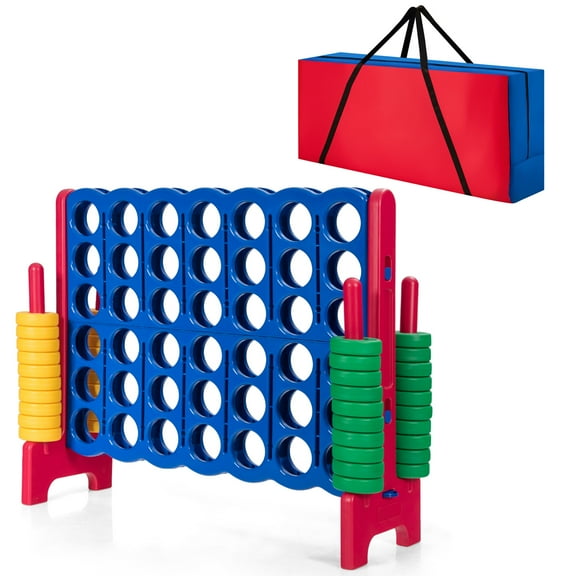 Infans 4-In-A-Row 4-to-Score Game W/Bag Indoor Outdoor Party Family Connect Game