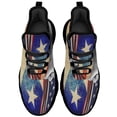 thumbnail image 2 of Puerto Rico American flag Shoes Trail Running Shoe Non-Slip Breathable Comfortable Sneakers Black Size 11, 2 of 7