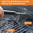thumbnail image 5 of Cepillo y raspador para parrilla sin cerdas + tapete resistente para parrilla: mango para una limpieza sin esfuerzo de la parrilla, accesorios para parrilla, 5 of 5
