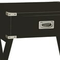 thumbnail image 4 of Fashionable Black Synthetic Wood Accent Table with Drawer for Living Room and Study 16" x 18" x 24", 4 of 6