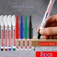 thumbnail image 3 of 4/8Pcs/Set Woodworking Long Head Markers Pen Bathroom Decoration Multi-purpose Waterproof Deep Hole Marker Pens Tools Set, 3 of 5