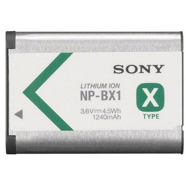 Batería Sony NP-BX1/M8 de iones de litio tipo X plateada