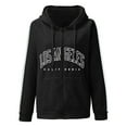thumbnail image 3 of Los Angeles Hoodies for Women 2025 Long Sleeve Zip Up Y2K Cute Hoodie with Pockets Hooded Sweatshirt Women Jacket, 3 of 5