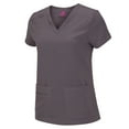 thumbnail image 2 of M&M SCRUBS Women's Breathable Cool Stretch Fabric Scrub Top and cargo Pant Set, 2 of 4