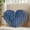 Blue, variant on 16 Inch Pink Heart Pillow Decorative Throw Pillows, Heart Shaped Soft Fluffy Faux Fur Cute Pillows Cushions for Couch Chair Bed Bedroom Room Home Decor Aesthetic (1, Pink, Medium-16 x13)