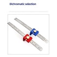 thumbnail image 2 of 30cm Stainless Steel Scribing Ruler Portable Anti-corrosive Right Anti-rust Woodworking Rulers Portable Angle Woodworking Metalworking Rulers Gauge Accessories Red, 2 of 9