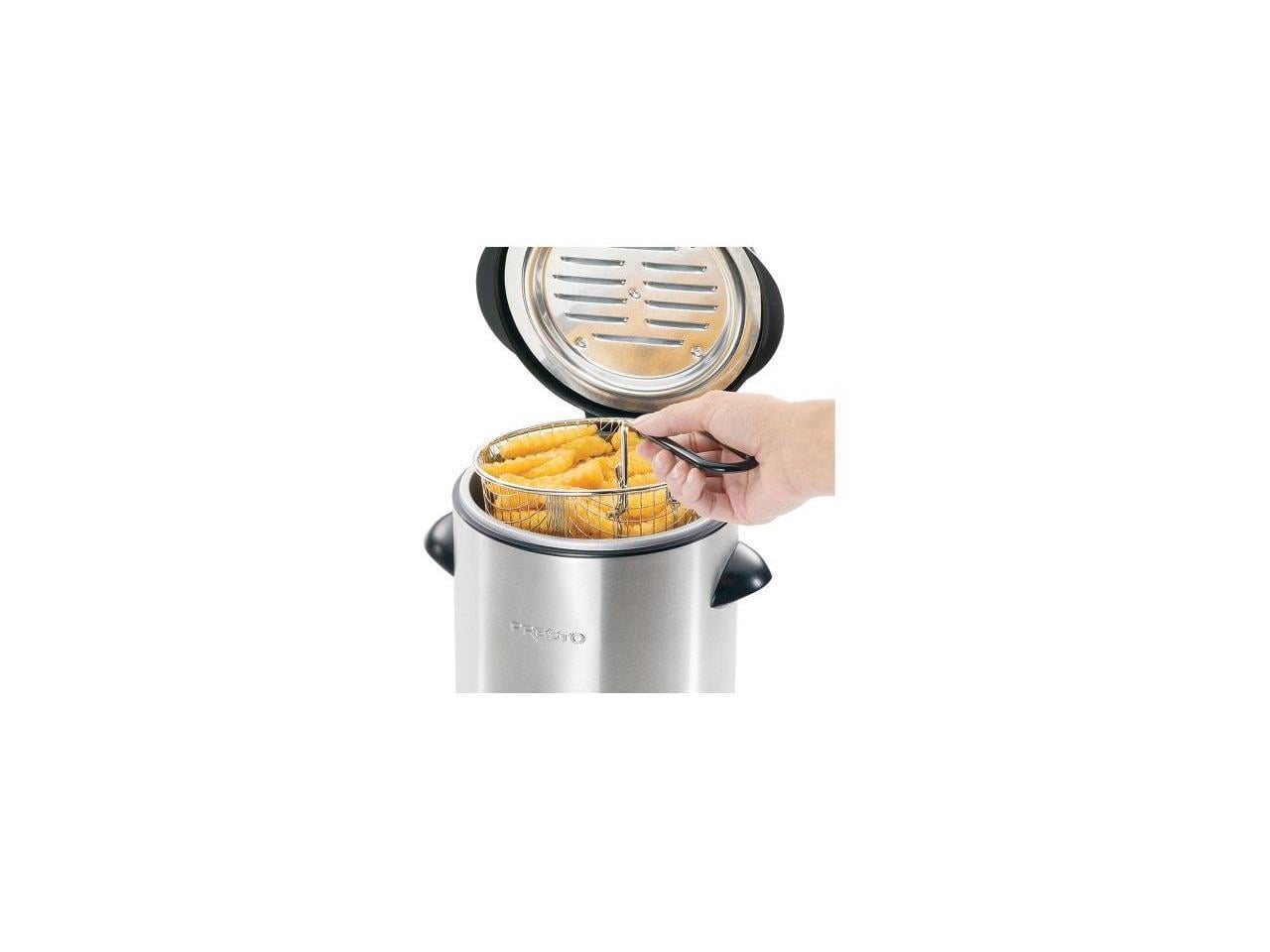 Presto® 1-Liter Stainless Steel Electric Deep Fryer 05470