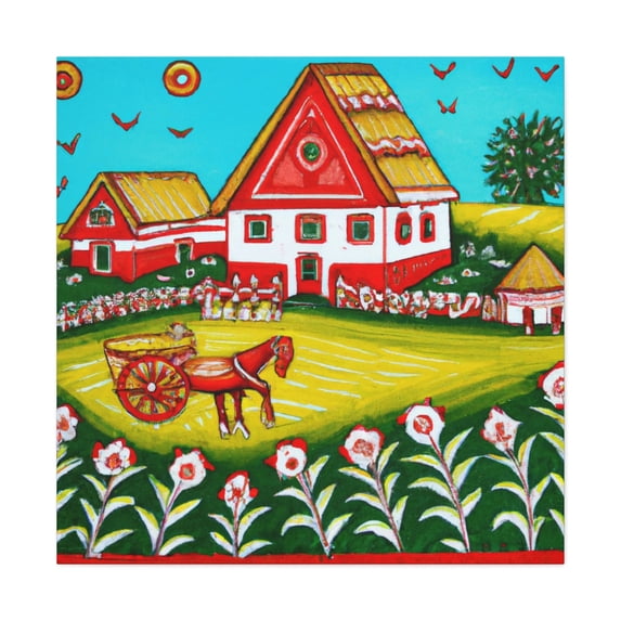 Farmhouse in Folklore - Canvas