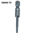 thumbnail image 5 of 1pc 50mm Blue Magnetic Torx Screwdriver Bits Set Electric Screwdriver T5-T40, 5 of 5