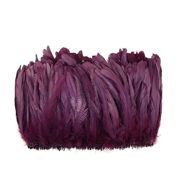 Zucker Feather Products Rooster Coque Tails Feathers Bleach Dyed 7-10" - Purple