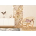 thumbnail image 5 of Dundee Deco's Modern Brown Beige White Autumn Leaves Wall Mural, 35 in X 106 in (27 sq ft.), 5 of 6
