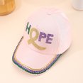 thumbnail image 2 of Breast Cancer Awareness Ribbon Baseball Cap Dad Hat For Women, 2 of 6