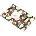 thumbnail image 3 of EREHome Santa Claus Snowflake Placemat Plate Holder Set of 4, Table Mats Protector 12x18 inch, 3 of 5