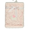 Bon Bebe Baby Girls' Plush Baby Blanket - light pink, one size