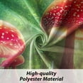 thumbnail image 6 of 72x72 Inches Forest Red Mushroom Shower Curtain Sunshine Through Misty Green Jungle Enchanted Fairytale Wonderland Fabric Shower Curtains for Bathroom Decor Waterproof with Hooks, 6 of 6