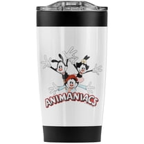 Animaniacs Trio Stainless Steel Tumbler 20 oz Coffee Travel Mug/Cup, Vacuum Insulated & Double Wall with Leakproof Sliding Lid | Great for Hot Drinks and Cold Beverages