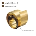 thumbnail image 2 of Uxcell Sheet Roll, 1Pcs x Metal Foil Plate 40" Length x 1.2" Width x 0.02" Thickness, 2 of 5
