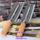 thumbnail image 4 of Nvzi Sugarcane Peeling Kinves Pineapple Peeling Knife Sugar Cane Peeler Knife Artifact Planing Knife -High Carbon Steel-Natural Non-slip Wooden Handle, 4 of 4