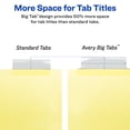 thumbnail image 4 of Avery 8-Tab Dividers, Insertable Clear Big Tabs, 1 Set (11112), 4 of 8
