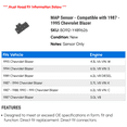 thumbnail image 2 of MAP Sensor - Compatible with 1987 - 1995 Chevy Blazer 1988 1989 1990 1991 1992 1993 1994, 2 of 2