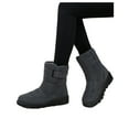 thumbnail image 3 of Women’s Winter Fleece-Lined Tall Snow Boots, Lightweight Warm Insulated Cotton-Padded Boots, Plus Sizes, 3 of 5