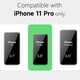 thumbnail image 2 of Loeoel Funda Para Iphone 11 Pro Silicona Minimalista Ultra Delgada Gel De Goma Suave Color Sólido Mate Tpu Linda Funda Para Mujeres Hombres Diseño Estético Liso Femenino Y Cubierta De Cámara Verde Osc, 2 of 5