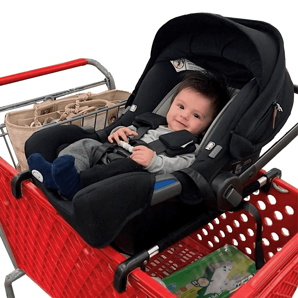 Totes Babies Universal Car Seat Carrier Adapter for Standard Shopping Carts