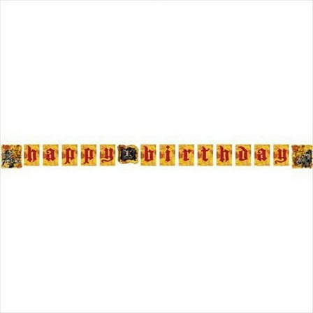 Pirates of the Caribbean Happy Birthday Banner (1ct)4 pack