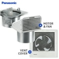 thumbnail image 6 of Panasonic FV-08WQ1 WhisperWall Ventilation Fan, Quiet Air Flow, Long Lasting, Easy to Install, 6 of 7