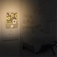 thumbnail image 2 of Yayeee LED Night Lights with Motion Detectors Auto Dusk to Dawn Light Sensors, 2 Pack, Green Flower Pattern, 2 of 7